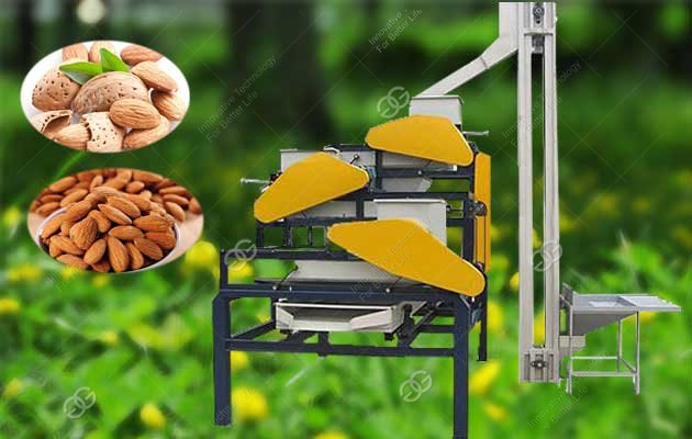 Almond Cracking Machine Three Stage|Almond Hulling Machine