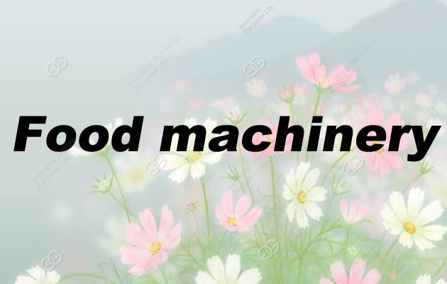 Development of food machinery