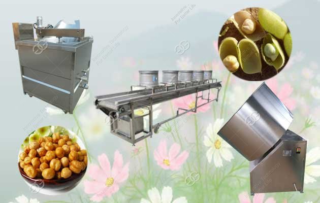 chickpeas frying production line