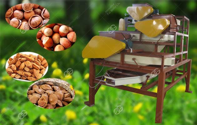 Three Stage Shelling Machine To Almond|Hazelnut And Other Hard Shell Nuts