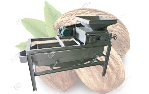 single stage almond shll cracking machine