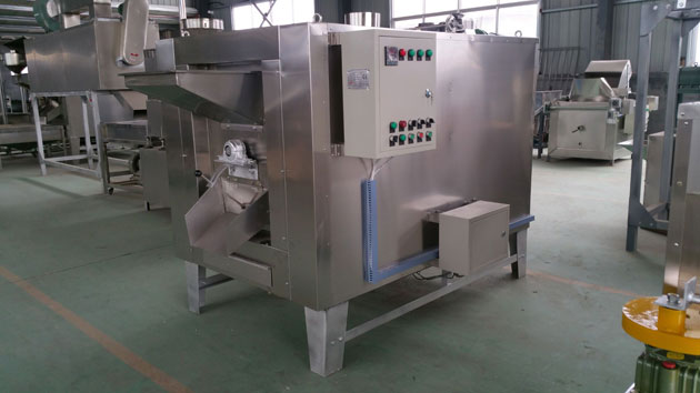 drum almond roasting machine