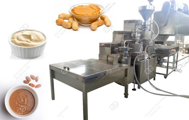 peanut butter production line