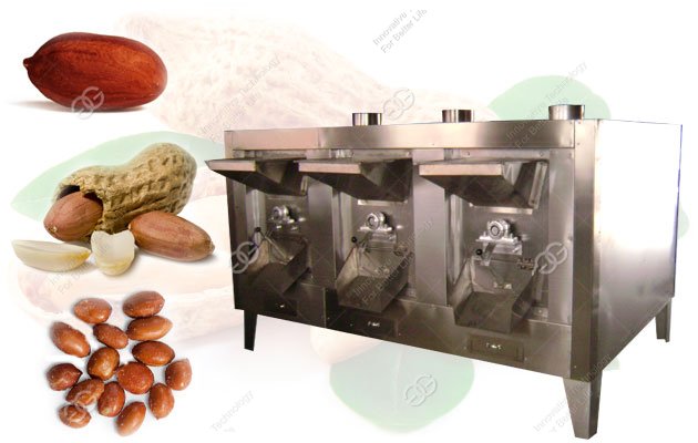 peanut roaster machine