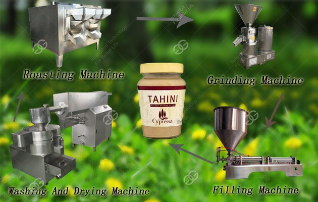 Sesame Paste Butter Grinding Production Line|Tahini Processing Machine