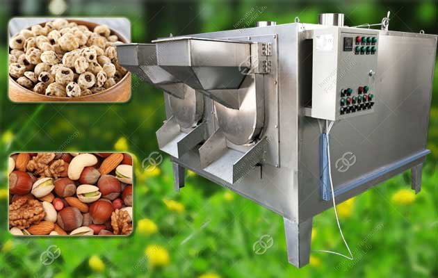 Drum Type Nut Roaster Machine