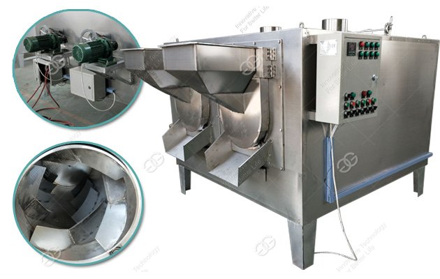 Drum Type Peanut Roasting Machine