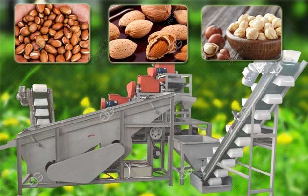 Almond Husking Production Line