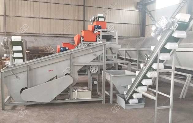 Almond Shell Cracking Processing Line