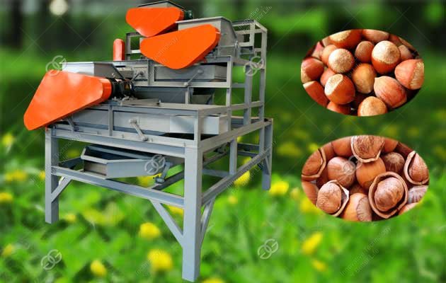 hazelnut shelling machine