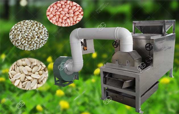 peanut peeling and half separating machine