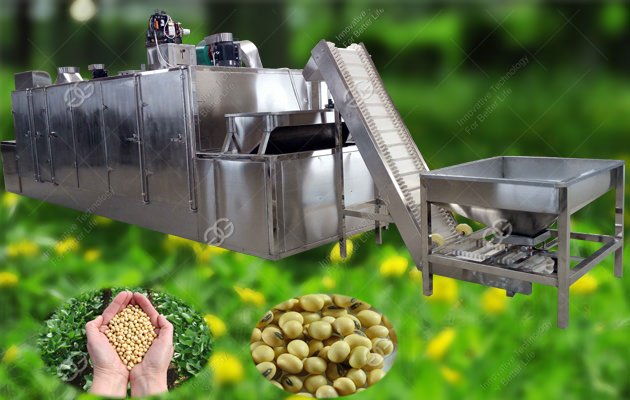 soybean roasting machine