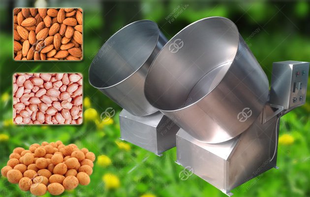 Caramelized Nuts Machine Peanut Walnut Sugar Coating Machine 
